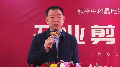 忻州市領(lǐng)導(dǎo)出席原平中科晶電鎵業(yè)開(kāi)業(yè)剪彩儀式，共啟新材料技術(shù)研發(fā)新篇章